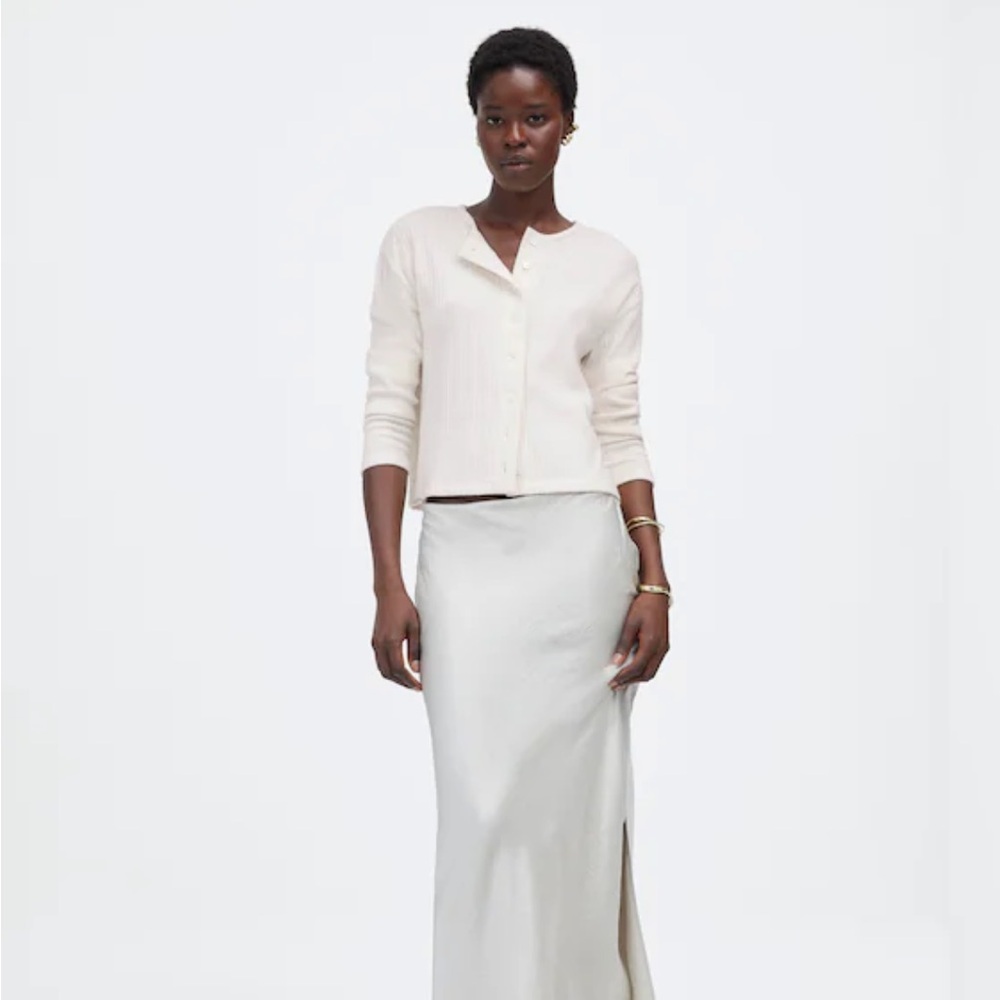 Madewell Relaxed Button-Front Cardigan